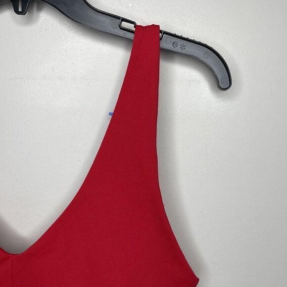 FABLETICS Womens All Day Every Day Bra II EUC Sz XL Red Contrast Straps Stretch - Picture 3 of 8